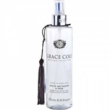 Купити - Grace Cole Boutique Body Mist White Nectarine&Pear - Парфумований спрей для тіла "Білий нектарин і груша"