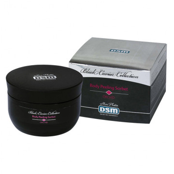 Купити - Mon Platin DSM Black Caviar Body Peeling Sorbet Orchid - Органічний щербет-пілінг з вітамінними капсулами, екстрактами орхідеї і чорної ікри