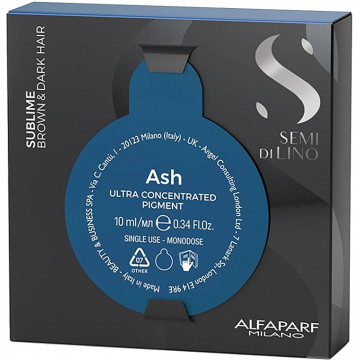 Купити - Alfaparf Semi Di Lino Sublime Brown & Dark Ultra Concentrated Pigment Ash - Пігмент-догляд для темного волосся