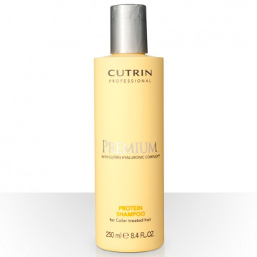 Купити - Cutrin Premium Protein Shampoo - Шампунь Protein-Відновлення для фарбованого волосся