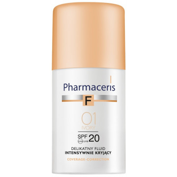 Купити - Pharmaceris F Intense Coverage Mild Fluid Foundation SPF20 - Делікатний тональний крем