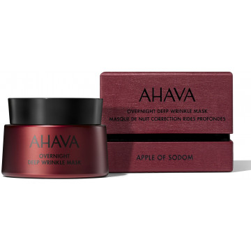 Купити - Ahava Apple of Sodom Overnight Deep Wrinkle Mask - Нічна маска-крем проти глибоких зморшок