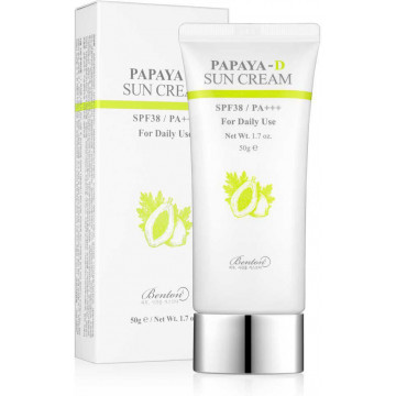 Купити - Benton Papaya Sun Cream SPF38/PA+++ - Сонцезахисний крем з екстрактом папайї