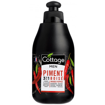 Купити - Cottage Homme Shower Gel & Shampoo Piment - Шампунь-гель "Листя перцю"