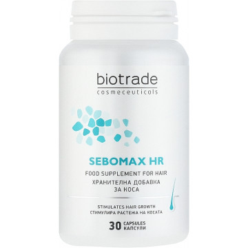 Купити - Biotrade Sebomax HR Food Supplement For Hair - Харчова добавка проти випадання волосся