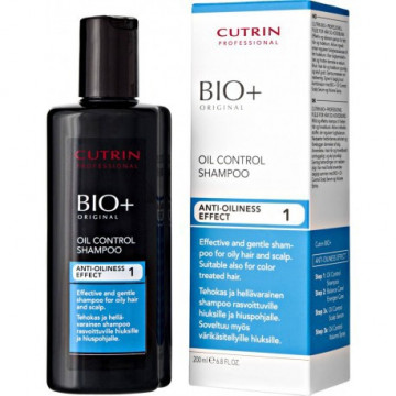 Купити - Cutrin Bio+ Oil Control Shampoo Anti-Oilness Effect 1 - Жіробалансуючий шампунь