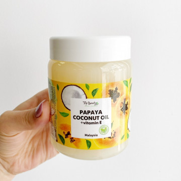 Купити - Top Beauty Papaya Coconut Oil - Олія кокосова рафінована (папайя)