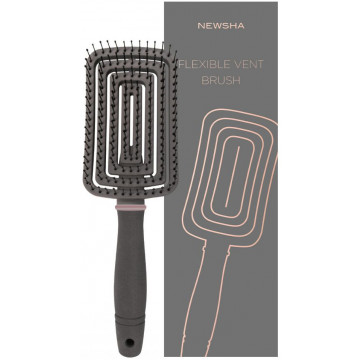 Купити - Newsha Flexible Vent Brush Large - Велика гнучка і продувна щітка