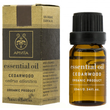 Купити - Apivita essential oil cedarwood - Ефірна олія "Кедр"