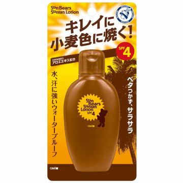 Купити - Omi Brotherhood Menturm Sun Bears Suntan Lotion SPF4 - Лосьйон для загару SPF4