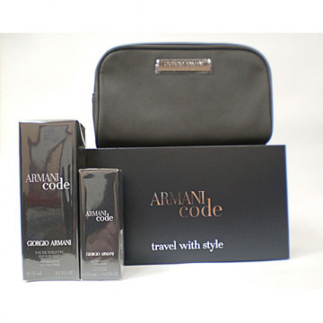 Купити - Giorgio Armani Armani Code - Подарунковий набір (EDT75+EDT20+косметичка)