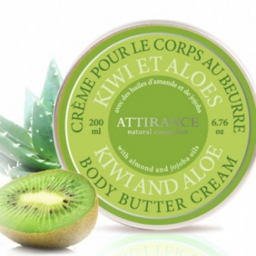 Купити - Attirance Kiwi and Aloe Body Butter Cream - Крем-масло для тіла Ківі та Алое