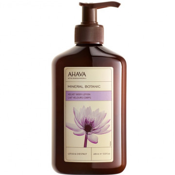 Купити - Ahava Mineral Botanic Velvet Body Lotion Lotus & Chestnut - Ніжне молочко для тіла Лотос і Солодкий каштан