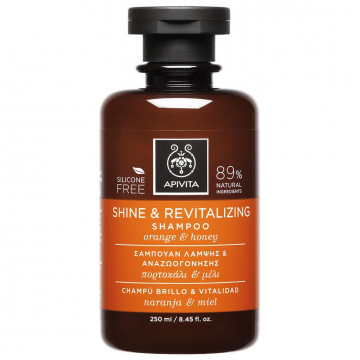 Купити - Apivita shine and revitalizing shampoo with orange&honey - Шампунь "Блиск і оздоровлення" з апельсином і медом