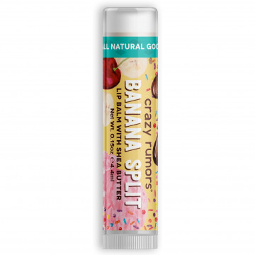 Купити - Crazy Rumors Banana Split Lip Balm - Бальзам для губ