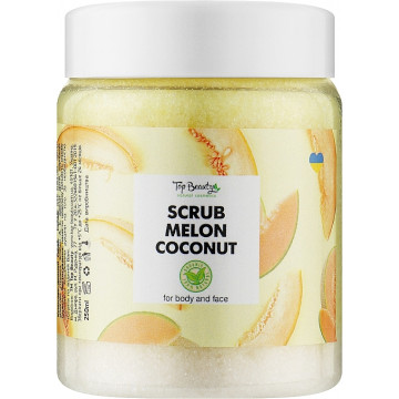 Купити - Top Beauty Scrub Melon Coconut - Скраб для тіла та обличчя (диня)