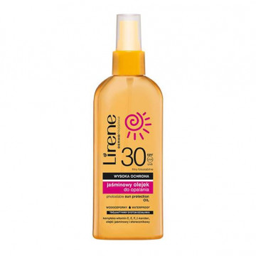 Купити - Lirene Sun Protection Oil "Jasmin" SPF30 - Масло для захисту від сонця "Жасмин" SPF30