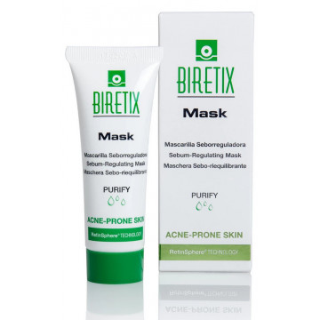 Купити - Cantabria Biretix Mask Sebum-Regulating - Себорегулююча маска для шкіри з акне