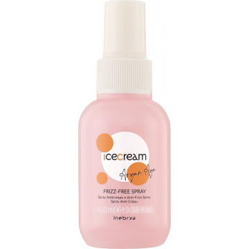 Купити - Inebrya Ice Cream Argan Age Frizz-Free Spray - Ультралегкий розгладжуючий спрей для всіх типів волосся