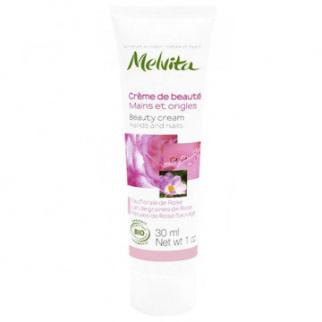 Купити - Melvita Nectar De Rose Beauty Cream Hands And Nails - Поживний крем для рук "Рожевий нектар"