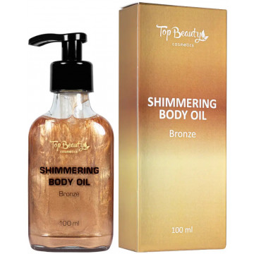 Купити - Top Beauty Shimmering Body Oil - Олія для тіла мерехтлива з дозатором