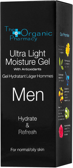 The Organic Pharmacy Men Ultra Light Moisture Gel - Легкий зволожуючий гель для шкіри обличчя - 1