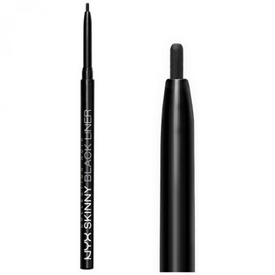 NYX Skinny Black Liner (Collection Noir) - Автоматичний тонкий лайнер для очей - 1