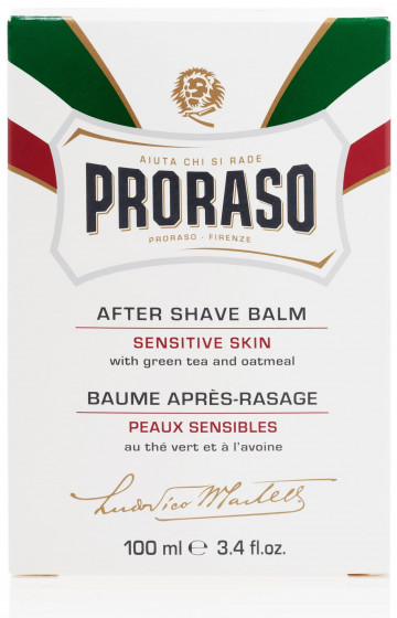 Proraso White Line Aftershave Anti-Irritation Liquid Cream - Бальзам після гоління для чутливої ​​шкіри - 1