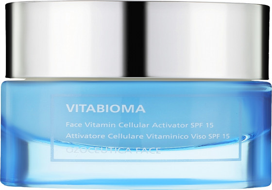 Beauty Spa Vitabioma SPF15 - Денний озонований пребіотик-крем для всіх типів шкіри обличчя