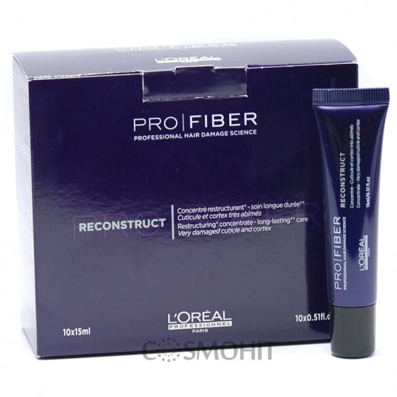 L’Oreal Professionnel Pro Fiber Reconstruct Concentrate - Відновлюючий концентрат для дуже пошкодженого волосся