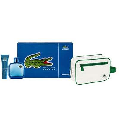 Lacoste Eau De L.12.12 Bleu - Подарунковий набір (EDT100+S/G50+сумка)