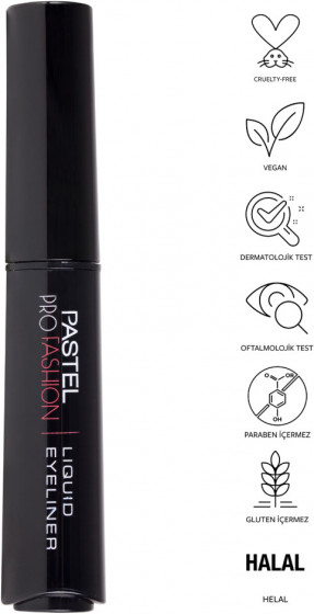 Pastel Profashion Liquid Eyeliner - Рідка підводка для повік - 4