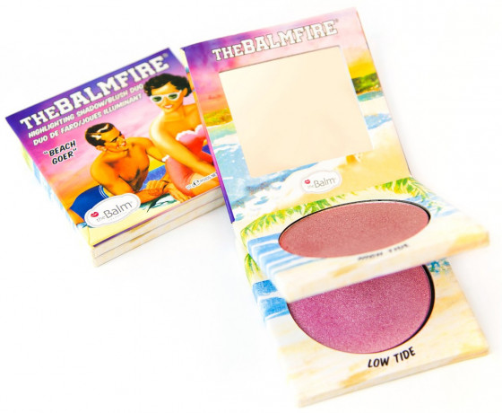 TheBalm Fire Beach Goer Highlighting Shadow/Blush Duo Beach goer - Хайлайтер-рум'яна для обличчя - 2