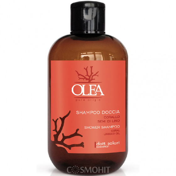 Dott.Solari Olea Pure Origin Coral Extract And Linseed Oil Shampoo And Shower Gel - Шампунь і гель для душу з екстрактом корала і олією льону