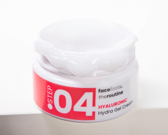 Face Facts The Routine Step.04 Hyaluronic Hydra Gel Cream - Крем-гель для обличчя з гіалуроновою кислотою - 2