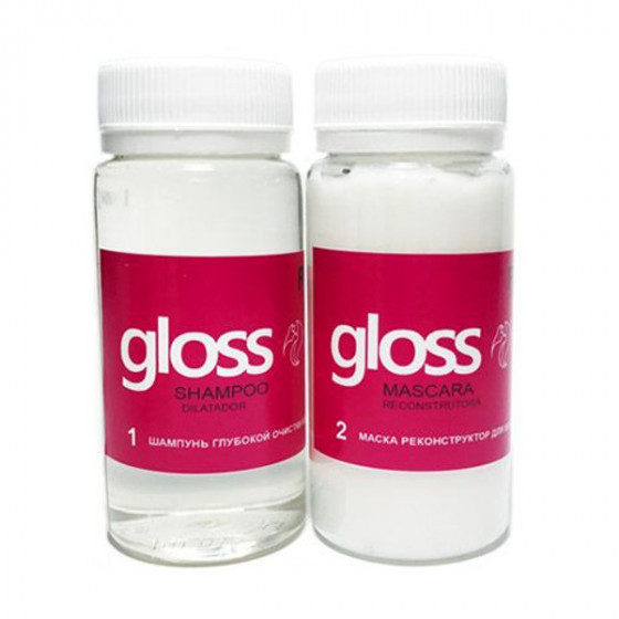 Fox Professional Gloss - Набор "Лінія Випрямлення і реконструкції усіх типів волосся"