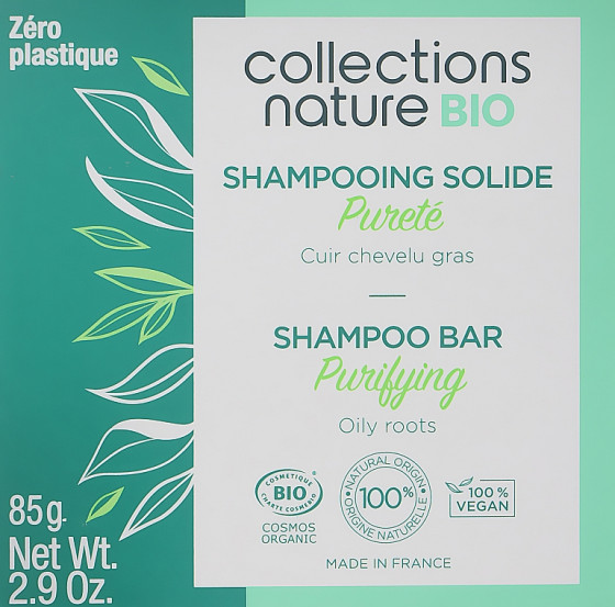 Eugene Perma Collections Nature Bio Organic Solid Shampoo Purifying - Твердий шампунь для жирного волосся - 1