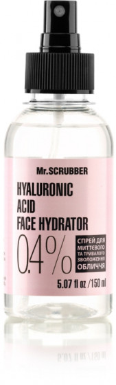 Mr.Scrubber Hyaluronic Instant Face Hydrator 0.4% - Спрей для зволоження обличчя