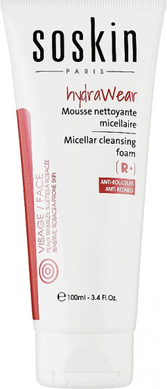 Soskin HydraWear Micellar Cleansing Foam - Міцелярна пінка для вмивання для чутливої ​​шкіри