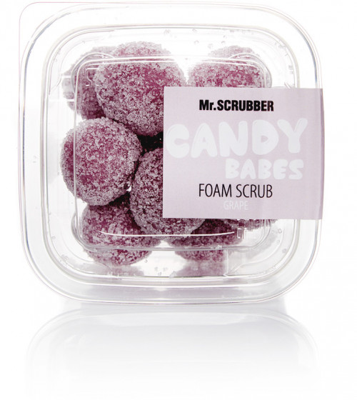 Mr.Scrubber Candy Babes Grape Foam Scrub - Пінний скраб для тіла