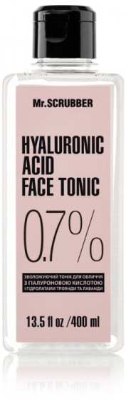 Mr.Scrubber Hyaluronic Acid Face Tonic 0.7% - Тонік для обличчя з гіалуроновою кислотою