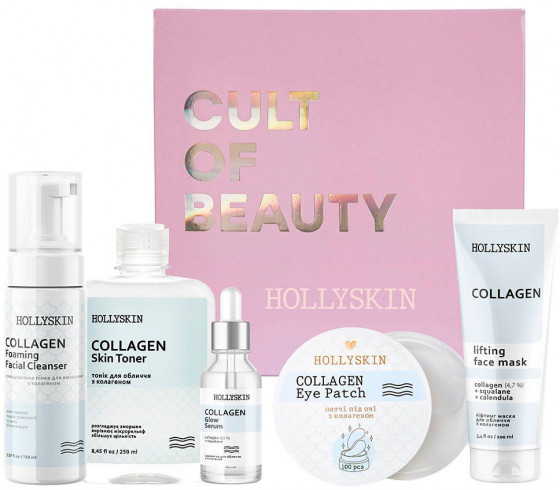 Hollyskin Collagen Care Maxi Set - Подарунковий набір для обличчя з колагеном