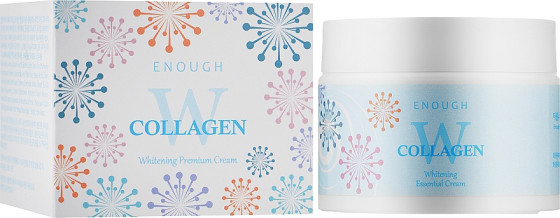 Enough W Collagen Whitening Premium Cream - Освітлюючий крем для обличчя з колагеном