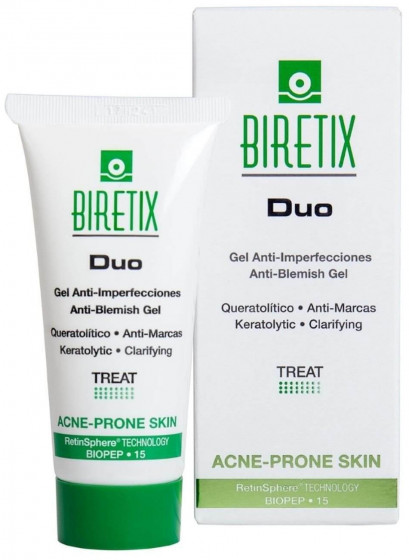 Cantabria BiRetix Duo Purifying Exfoliant Gel - Себорегулюючий гель для шкіри з акне