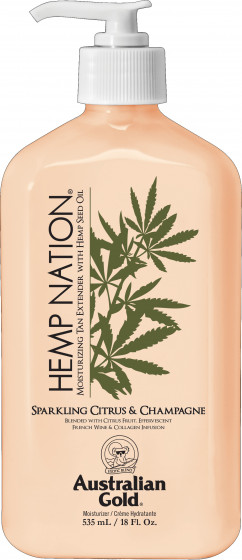 Australian Gold Hemp Nation Sparkling Citrus & Champagne Tan Extender Body Lotion - Лосьйон для тіла після засмаги