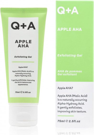 Q+A Apple AHA Exfoliating Gel - Відлущуючий гель для обличчя