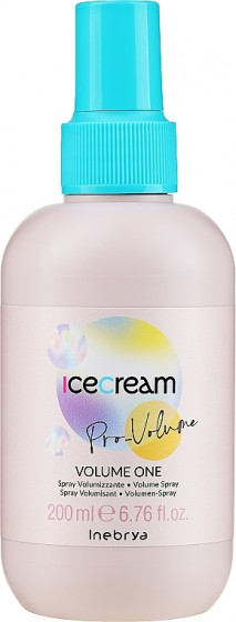 Inebrya Ice Cream Pro-Volume One 15 in 1 Spray - Спрей для надання об'єму волоссю