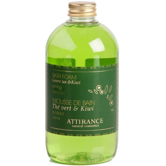 Attirance Green Tea & Kiwi Toning Bath Foam - Піна для ванни Зелений чай і Ківі