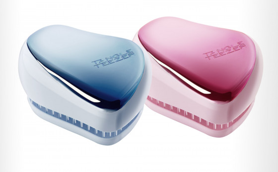 Tangle Teezer Compact Styler Baby Doll Pink Chrome - Гребінець для волосся - 6