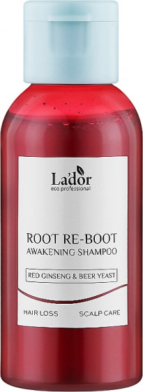 La'dor Root Re-Boot Awakening Shampoo Red Ginseng & Beer Yeast - Шампунь з женьшенем для росту волосся